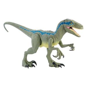 Figura Velociraptor Blue Jurassic World Dino Rivals Super Colossal 45 cm Mattel - Collector4u.com