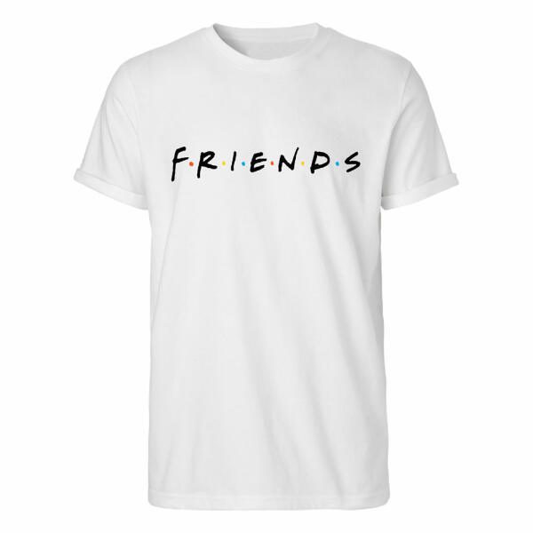 Camiseta Friends Logo Rolled Up Sleeves talla L - Collector4u.com