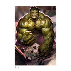 Litografia The Incredible Hulk Marvel 46 x 61 cm Sin Enmarcar Sideshow - Collector4u.com