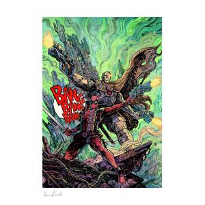 Litografia Deadpool & Cable Marvel 46 x 61 cm Sin Enmarcar Sideshow - Collector4u.com
