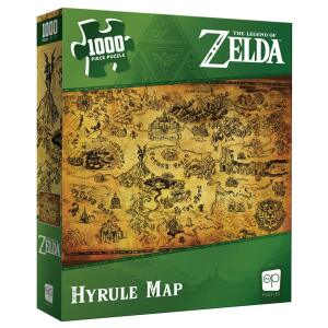 Puzzle Hyrule Map The Legend of Zelda (1000 piezas) USAopoly collector4u.com