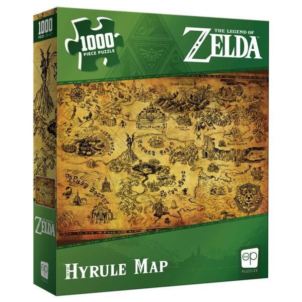 Puzzle Hyrule Map The Legend of Zelda (1000 piezas) USAopoly