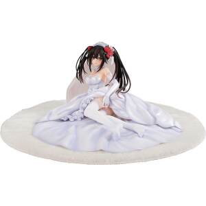 Estatua Kurumi Tokisaki Date A Live Pvc 1 7 Light Novel Edition Wedding Dress Ver 13 Cm 9
