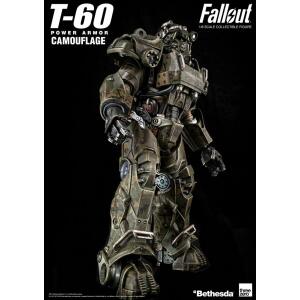 Figura Camouflage Fallout 1/6 T-60 Power Armor 37 cm ThreeZero - Collector4u.com