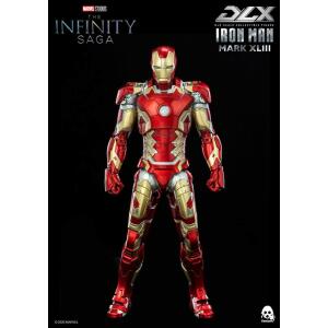 Figura Iron Man Mark 43 Infinity Saga 1/12 DLX 16 cm ThreeZero - Collector4u.com