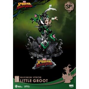Diorama Maximum Venom Little Groot Special Edition Marvel Comics PVC D-Stage 16cm Beast Kingdom - Collector4U.com