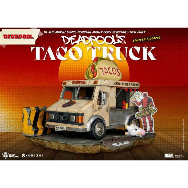 Estatua Deadpool's Taco Truck Marvel Comics Master Craft 35 cm Beast Kingdom Toys - Collector4U.com