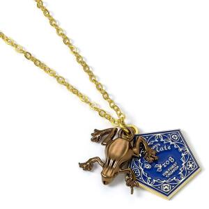 Collar con Colgante Rana de chocolate Harry Potter (chapado en oro) collector4u.com