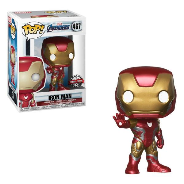 Funko Iron Man Vengadores Endgame Cabezón POP! Movies Vinyl  9cm - Collector4u.com