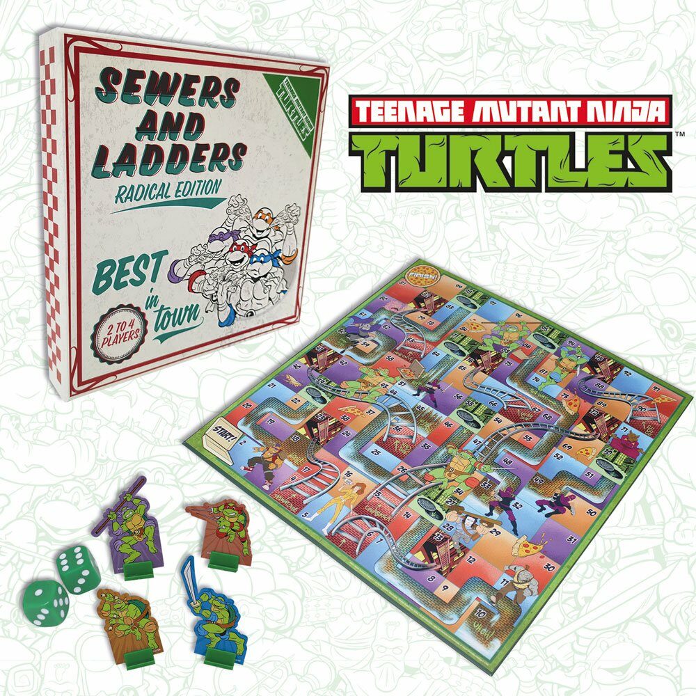 Juego de Mesa Tortugas Ninja Sewers & Ladders *Edición Inglés* FaNaTtik - Collector4u.com