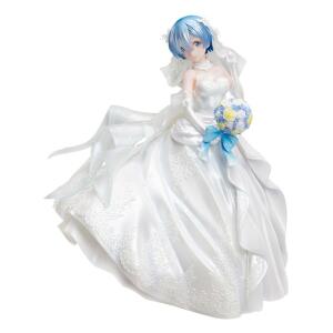 Estatua Rem Wedding Dress Re:ZERO -Starting Life in Another World PVC 1/7  Ver. 23 cm Furyu - Collector4U.com