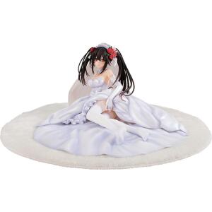 Estatua Kurumi Tokisaki Date A Live PVC 1/7 Light Novel Edition Wedding Dress Ver. 13 cm - Collector4U.com