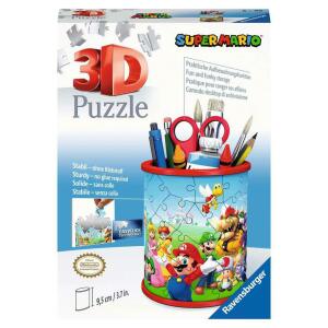 Puzzle 3D Portalápices Super Mario (54 piezas) - Collector4u.com