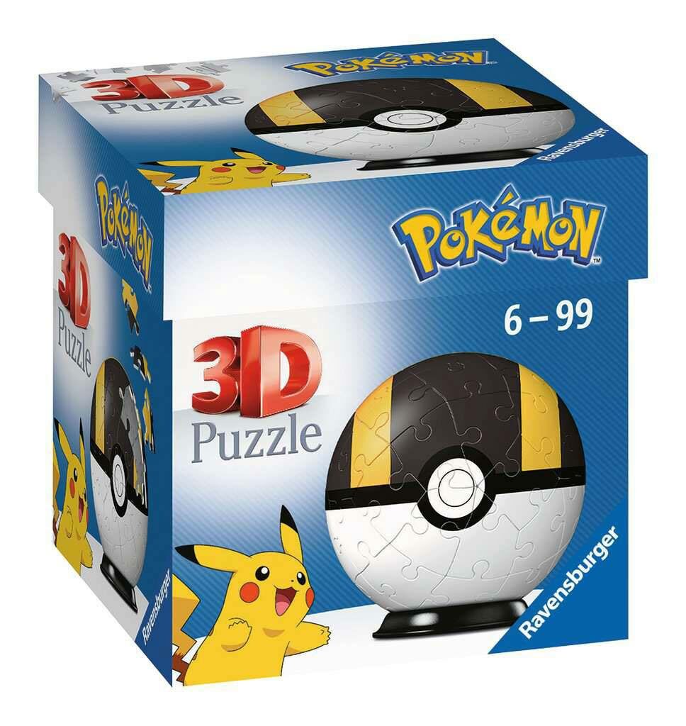 Puzzle 3D Pokéballs: Ultra Ball Pokémon (54 piezas)