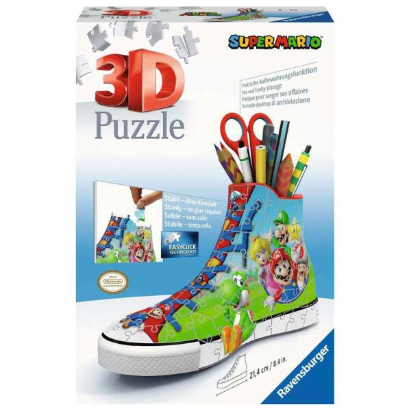 Puzzle 3D Sneaker Super Mario (108 piezas) - Collector4U.com