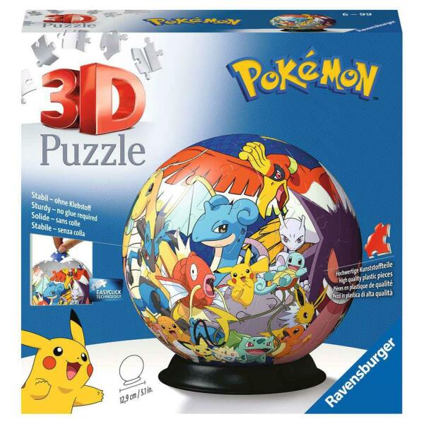 Puzzle 3D Ball Pokémon (72 piezas)
