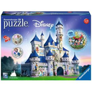 Puzzle Castillo de Disney 3D Disney (216 piezas) Ravensburger collector4u.com