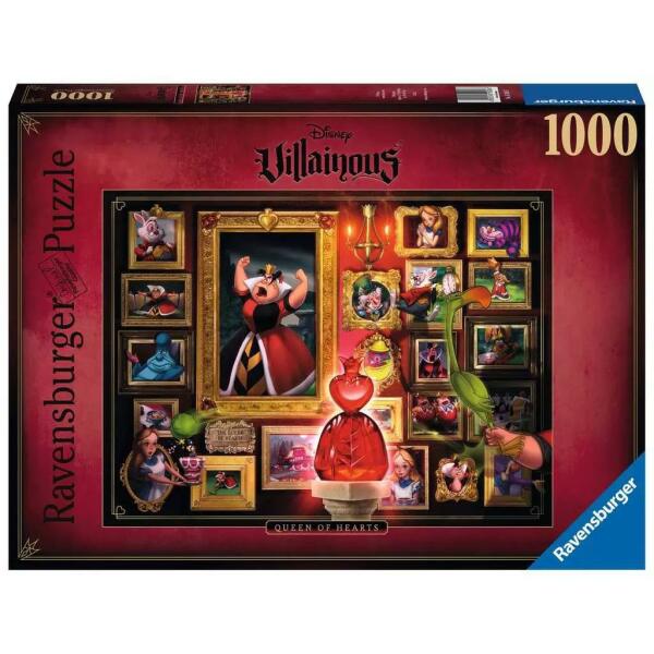 Puzzle Reina de corazones Disney Villainous (1000 piezas) Ravensburger - Collector4u.com
