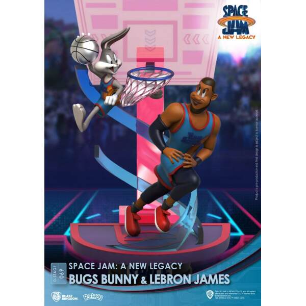 Diorama Bugs Bunny Lebron James Space Jam A New Legacy Pvc D Stage Standard Version 15cm Beast Kingdom 2