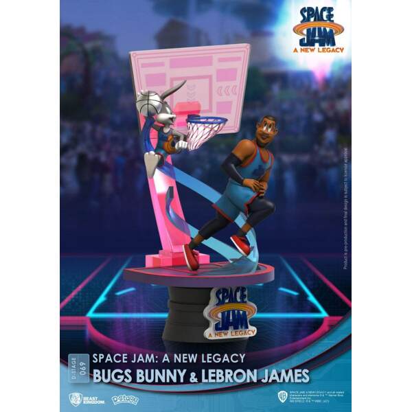 Diorama Bugs Bunny Lebron James Space Jam A New Legacy Pvc D Stage Standard Version 15cm Beast Kingdom 5