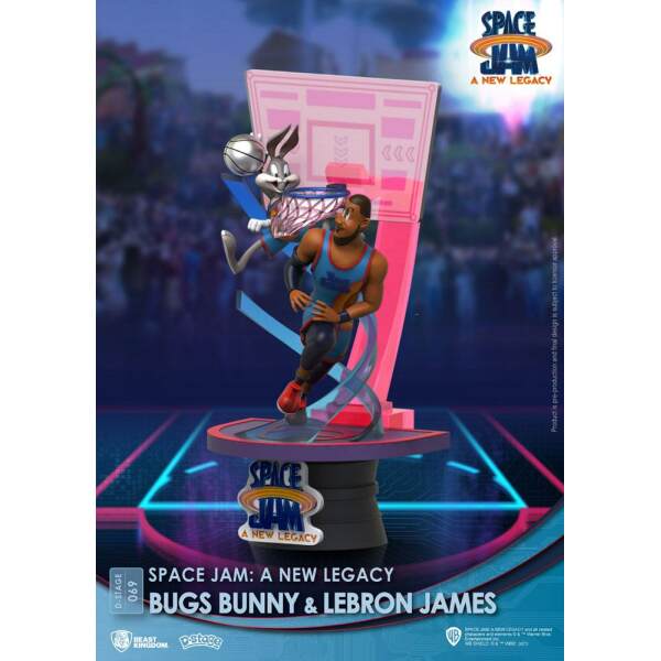 Diorama Bugs Bunny Lebron James Space Jam A New Legacy Pvc D Stage Standard Version 15cm Beast Kingdom 6