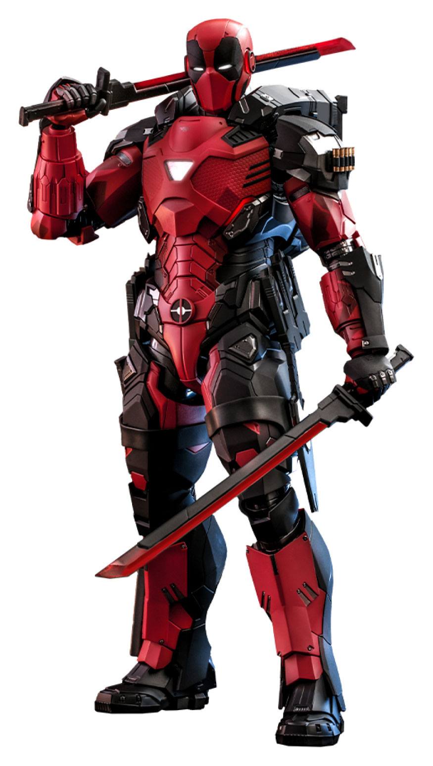 Figura Armorized Deadpool Marvel Comic Masterpiece 1 6 Hot Toys 33cm 10
