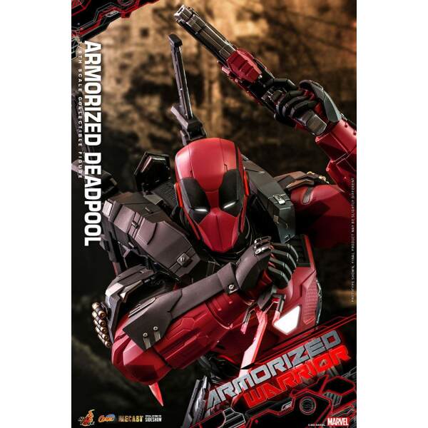 Figura Armorized Deadpool Marvel Comic Masterpiece 1 6 Hot Toys 33cm 5