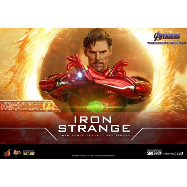 Figura Iron Strange Vengadores Endgame Concept Art Series Pvc 1 6 32 Cm Hot Toys 5