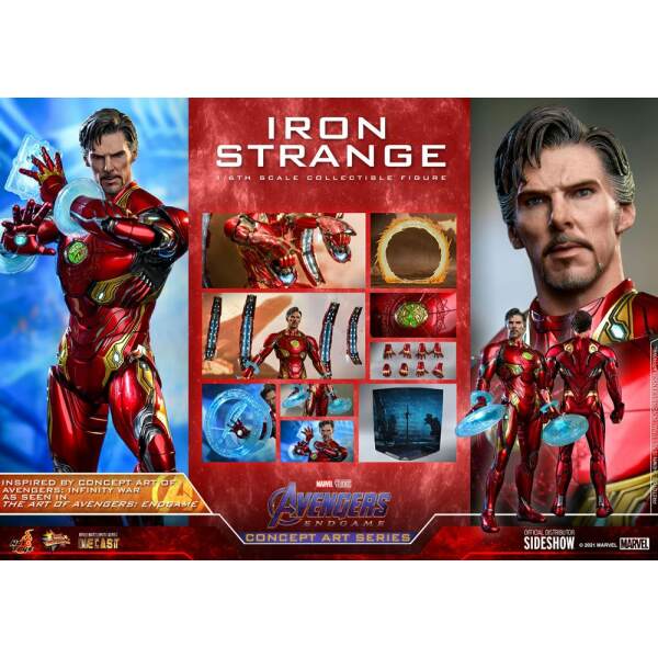 Figura Iron Strange Vengadores Endgame Concept Art Series Pvc 1 6 32 Cm Hot Toys 6