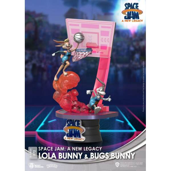 Diorama Lola Bunny & Bugs Bunny Space Jam: A New Legacy, PVC D-Stage New Version 15cm Beast Kingdom - Collector4U.com