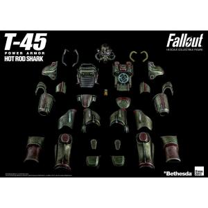 Accesorios para Figura Fallout Pack T-45 Hot Rod Shark Armor Pack 1/6 ThreeZero collector4u.com