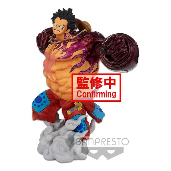 Estatua Monkey D. Luffy One Piece BWFC 3 Super Master Stars Piece Gear4 The Brush 22 cm Banpresto - Collector4U.com