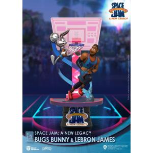 Diorama Bugs Bunny & Lebron James Space Jam: A New Legacy, PVC D-Stage Standard Version 15cm Beast Kingdom - Collector4U.com