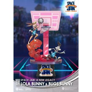 Diorama Lola Bunny & Bugs Bunny Space Jam: A New Legacy, PVC D-Stage New Version 15cm Beast Kingdom