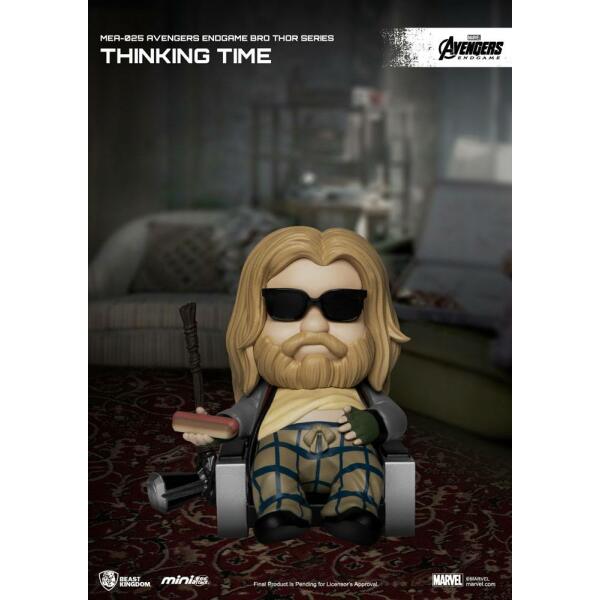 Figura Bro Thor Vengadores: Endgame Mini Egg Attack Series Thinking time 8 cm - Collector4u.com