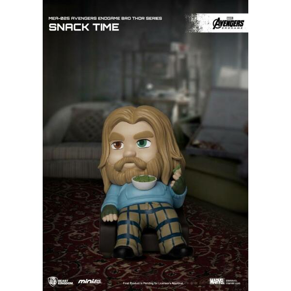 Figura Bro Thor Vengadores: Endgame Mini Egg Attack Series Snack time 8 cm - Collector4u.com