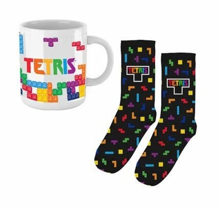 Taza y Calcetines Tetris Set Tetriminos Fizz Creations - Collector4u.com