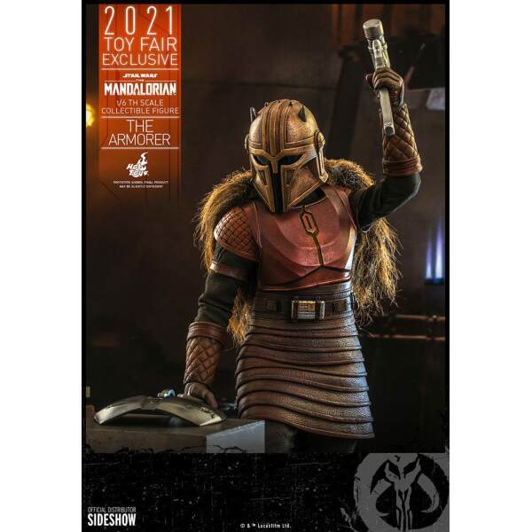 Figura The Armorer 2021 Star Wars The Mandalorian 1/6 Toy Fair Exclusive 29 cm Hot Toys - Collector4U.com