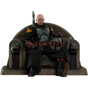 Figura Boba Fett and Throne Star Wars The Mandalorian 1/6 (Repaint Armor) 30 cm Hot Toys