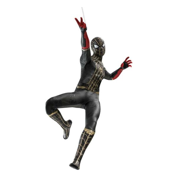 Figura Spider-Man (Black & Gold Suit) Spider-Man: Sin camino a casa Movie Masterpiece 1/6 30 cm Hot toys
