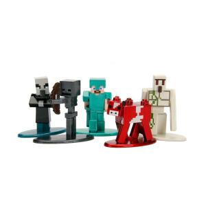 Figuras Nano Metalfigs Minecraft Pack 5 Diecast Wave 2 4 cm Jada Toys collector4u.com