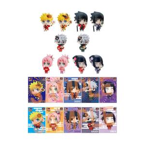 Pack de 10 Figuras 10th Anniversary Ver. Naruto Shippuden Petit Chara Land 6cm MegaHouse - Collector4u.com