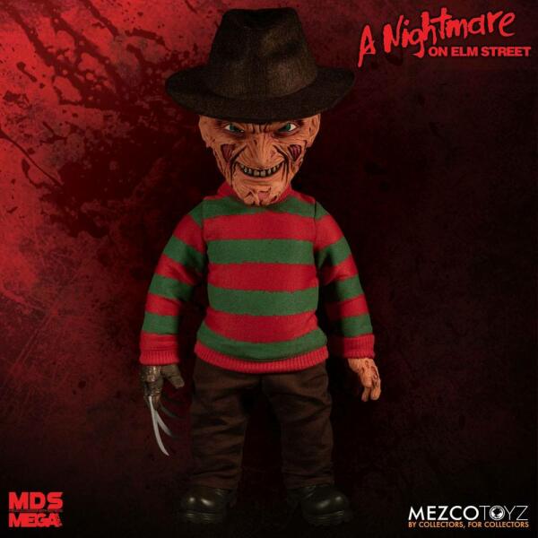Figura Freddy Krueger Pesadilla en Elm Street Parlante Mega Scale 38 cm Mezco Toys - Collector4U.com