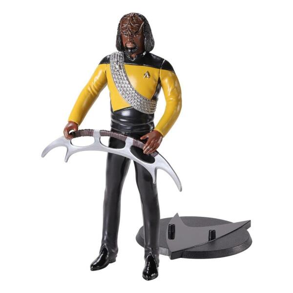 Figura Lt Worf Star Trek: The Next Generation Maleable Bendyfigs 19 cm Noble Collection - Collector4u.com