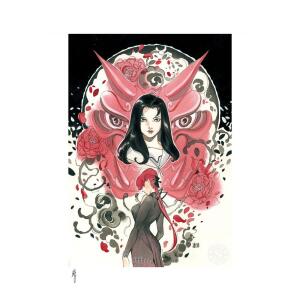 Litografia Demon Days: Mariko & Black Widow Marvel Comics 46 x 61 cm – Sin Enmarcar Sideshow - Collector4u.com