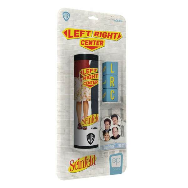 Juego de dados Seinfeld Left Right Center *INGLÉS* USAopoly - Collector4U.com