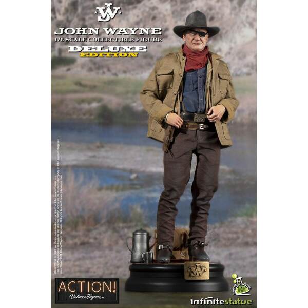 Figura John Wayne Valor de Ley Deluxe Edition, Infinite Statue 31cm - Collector4U.com