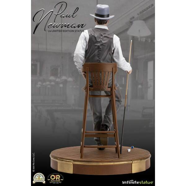 Estatua Paul Newman El Color del Dinero Old&Rare 33cm Infinite Statue - Collector4U.com