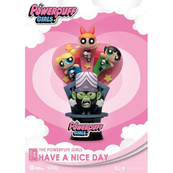 Diorama The Powerpuff Girls PVC D-Stage Have A Nice Day New Version 15 cm Beast Kingdom - Collector4U.com