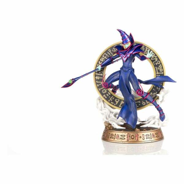 Estatua Dark Magician Yu-Gi-Oh!  PVC Blue Version 29 cm First 4 Figures